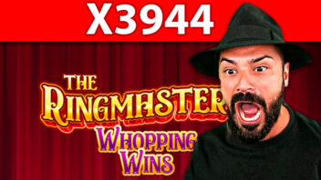 $1.58 MILLION WIN on The Ringmasters Whopping Wins! 🎪 $400 Bet Hits x3944 Multiplier!