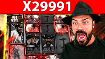 Epic $899K WIN on Tombstone Slaughter! 🔥 $30 Bet Hits x29991 Multiplier!