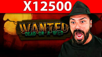 $6.25 MILLION WIN on Wanted Dead or a Wild! 🤠 $500 Bet Hits x12500 Multiplier!