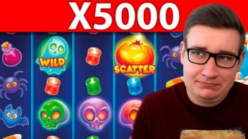 ТРЕПУТИН срывает занос x5000 в Haunted Reels на ставке 1000₽! 👻💸