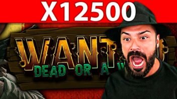 $5 MILLION WIN on Wanted Dead or a Wild! 🤠 $400 Bet Hits x12500 Multiplier!
