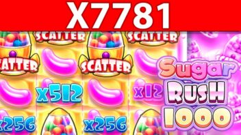 KLP ловит x7781 в Sugar Rush 1000 на ставке 1000₽