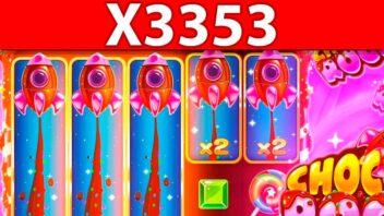 MAKSONE занёс x3353 в Chocolate Rocket на ставке 900₽
